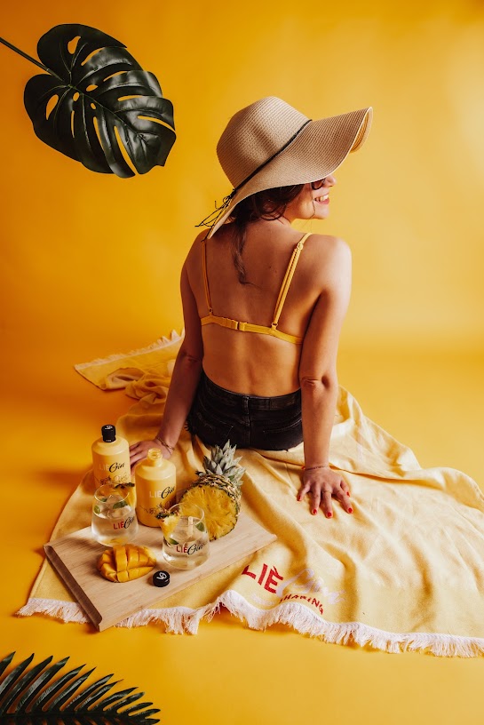 Towel LièGin Pink &  Yellow
